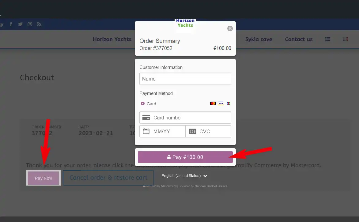 8 View cart if you want to check your order<br />
and press ''Check Out''